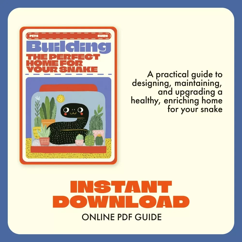 Building the Perfect Home for Your Snake | Ultimate Guide for Snake Habitat Setup, Enclosure Design, and Care Tips | Digital Download PDF