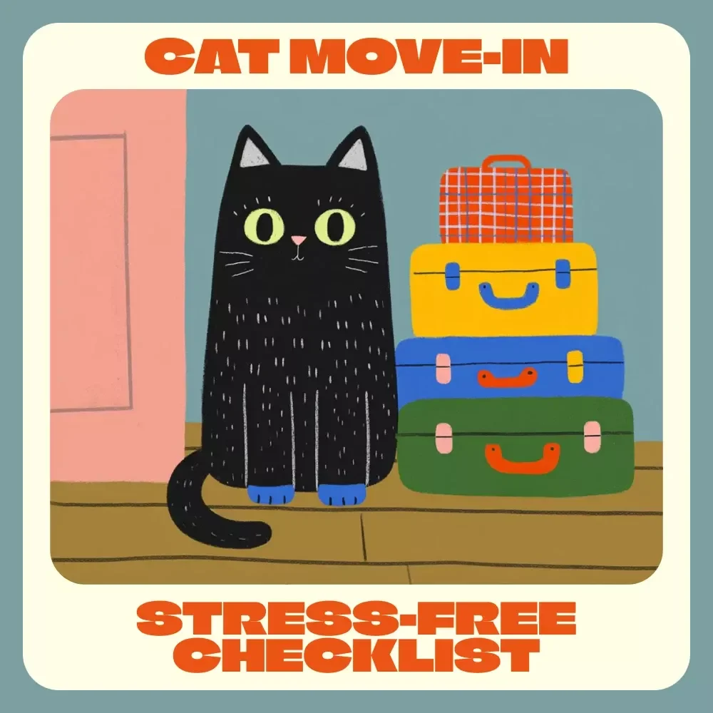 Cozy Cat Move-In Checklist for a Stress-Free Transition | Printable Cat Care Guide | Feline Anxiety Relief | New Home Cat Essentials | Digital Download
