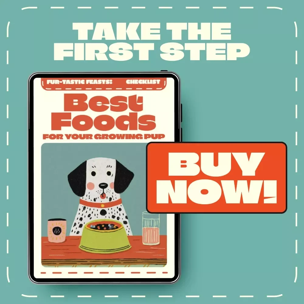 Fur-tastic Feasts: Best Foods for Your Growing Pup | Puppy Nutrition Checklist | Digital Download Guide for Pet Parents