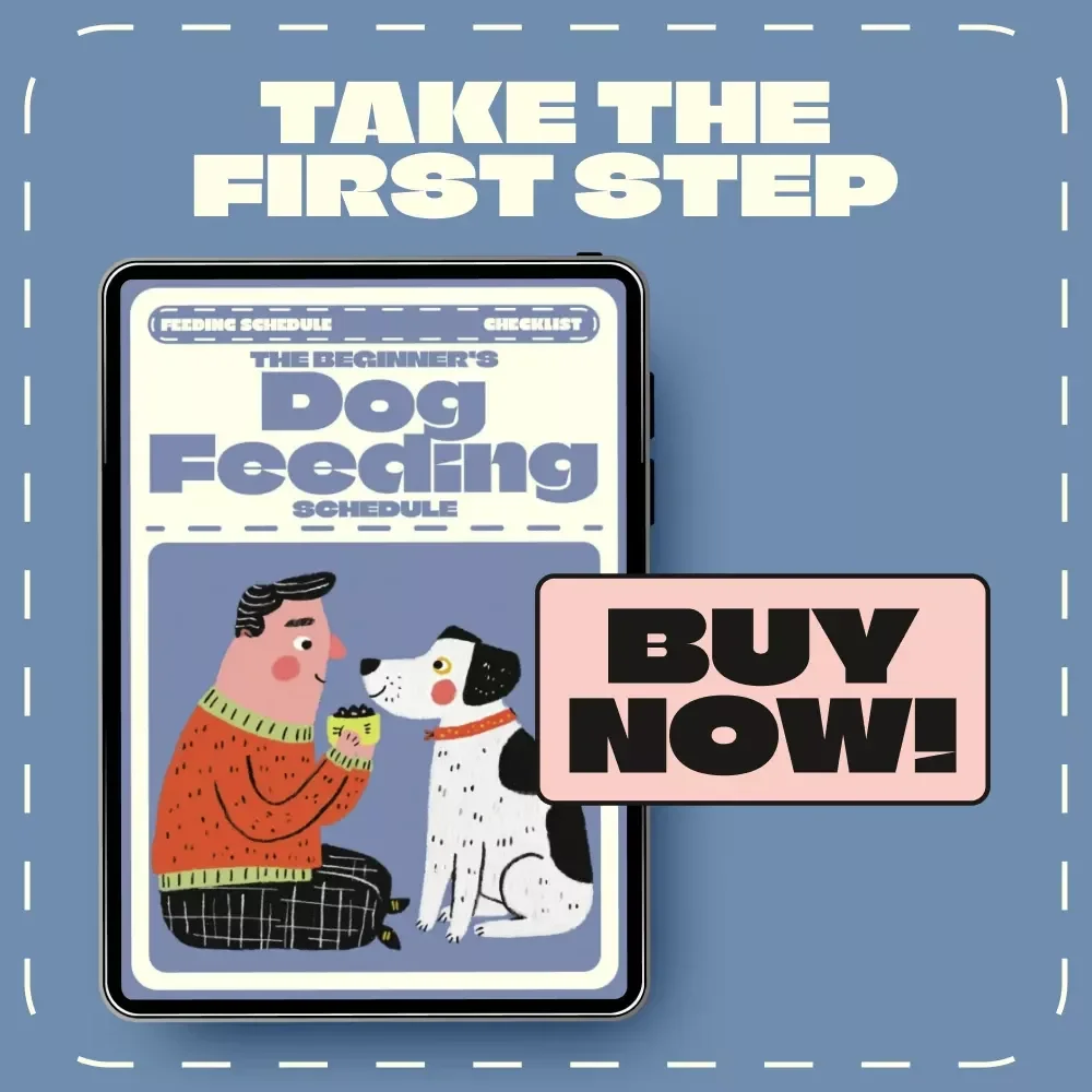 The Beginner’s Dog Feeding Schedule Checklist | Printable Digital Download for New Dog Owners | Puppy & Adult Dog Feeding Routine Guide | Dog Feeding Schedule for Beginners