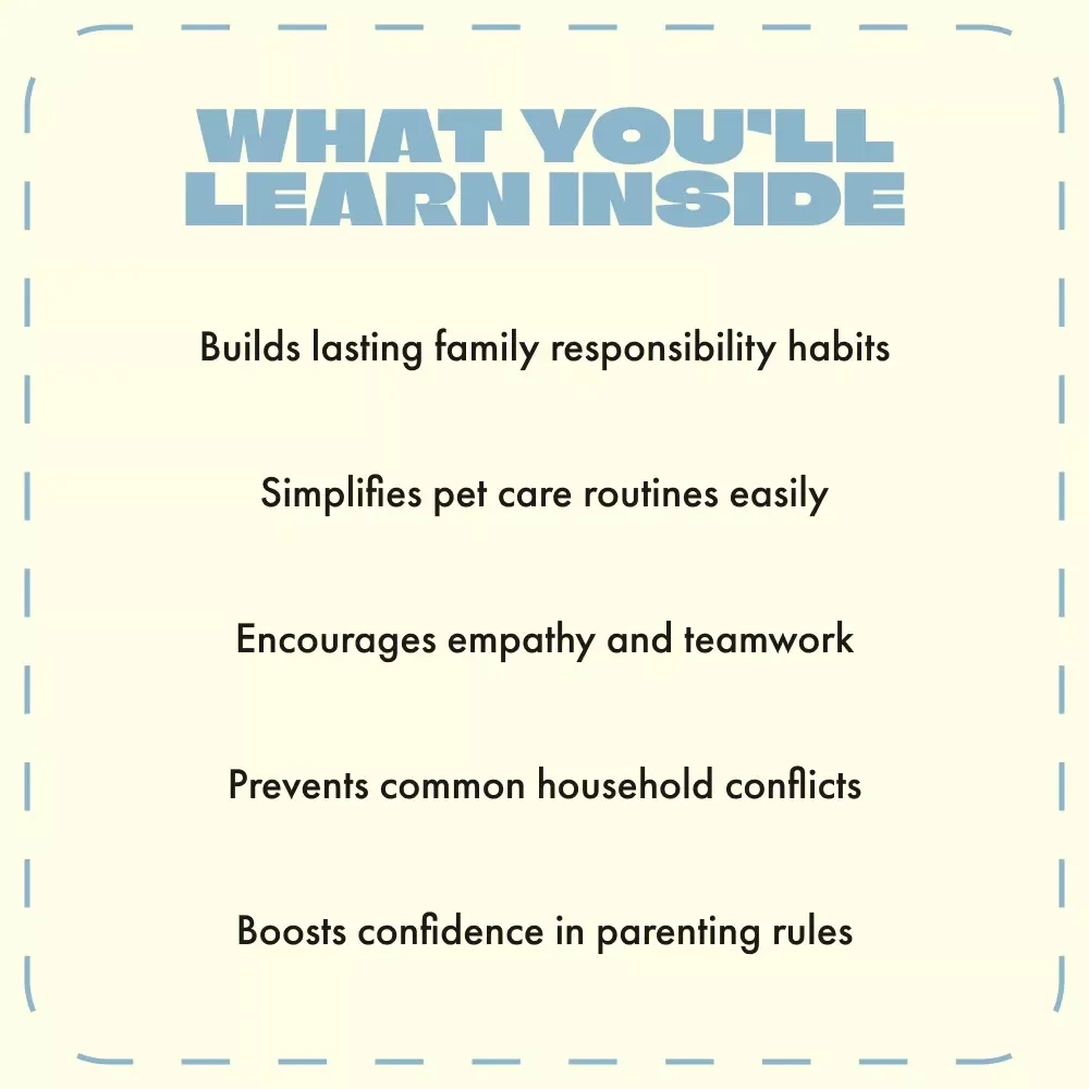 Paws and Principles: Setting Pet Rules for Kids with Confidence | Family eBook Guide for Setting Pet Rules for Children, Teaching Responsibility & Empathy