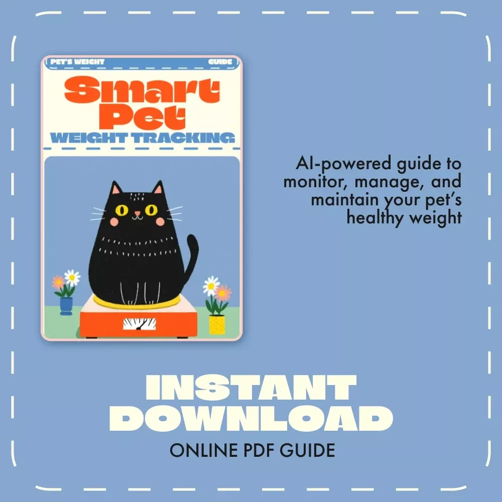 Smart Pet Weight Tracking | Digital Guide on How to Use AI to Monitor Your Pet’s Weight | Pet Health, Fitness & AI Care eBook