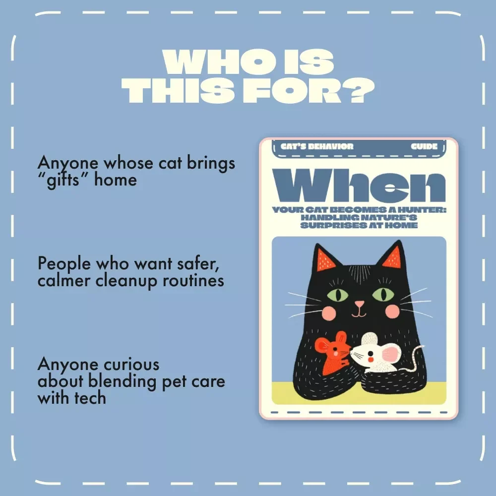 When Your Cat Becomes a Hunter: Handling Nature’s Surprises at Home | Cat Behavior Guide | What to Do When Your Cat Brings You Dead Animals | Feline Instinct & Safety eBook