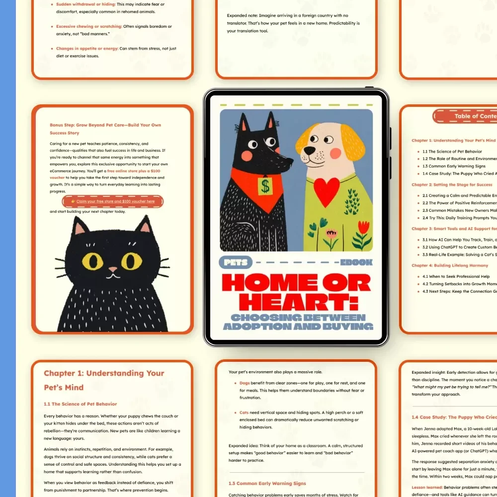 Home or Heart: Choosing Between Adoption and Buying | Ebook Guide on adoption vs buying which is better | Digital Download Decision-Making Resource