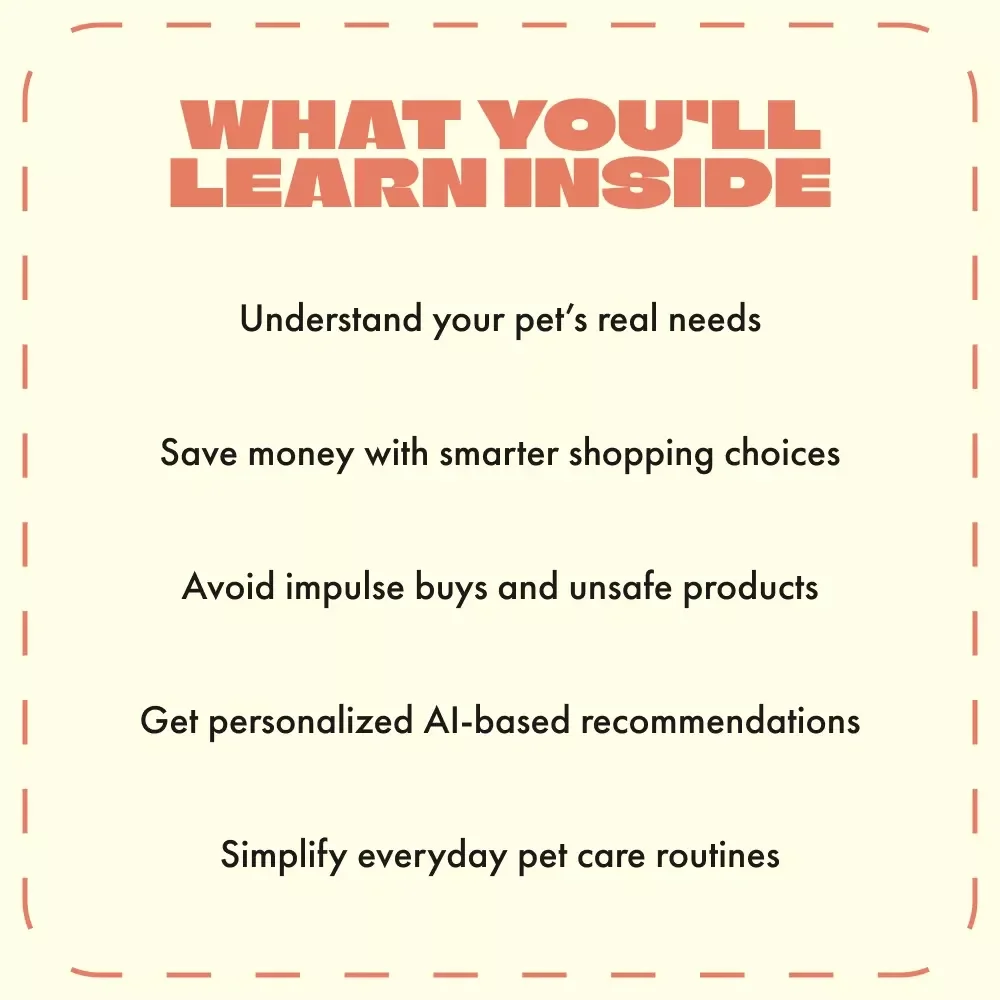 Smarter Shopping for Pets with AI | Ebook Guide on How to Use AI to Choose Pet Accessories, Save Money & Find the Perfect Fit for Your Furry Friend