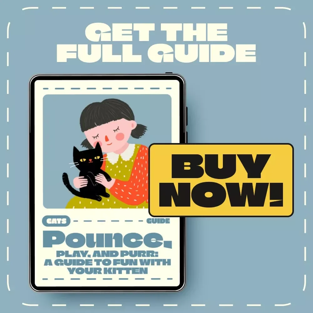 Pounce, Play, and Purr: A Guide to Fun with Your Kitten | The Best Way to Play with a Kitten | Digital Download eBook for Cat Lovers