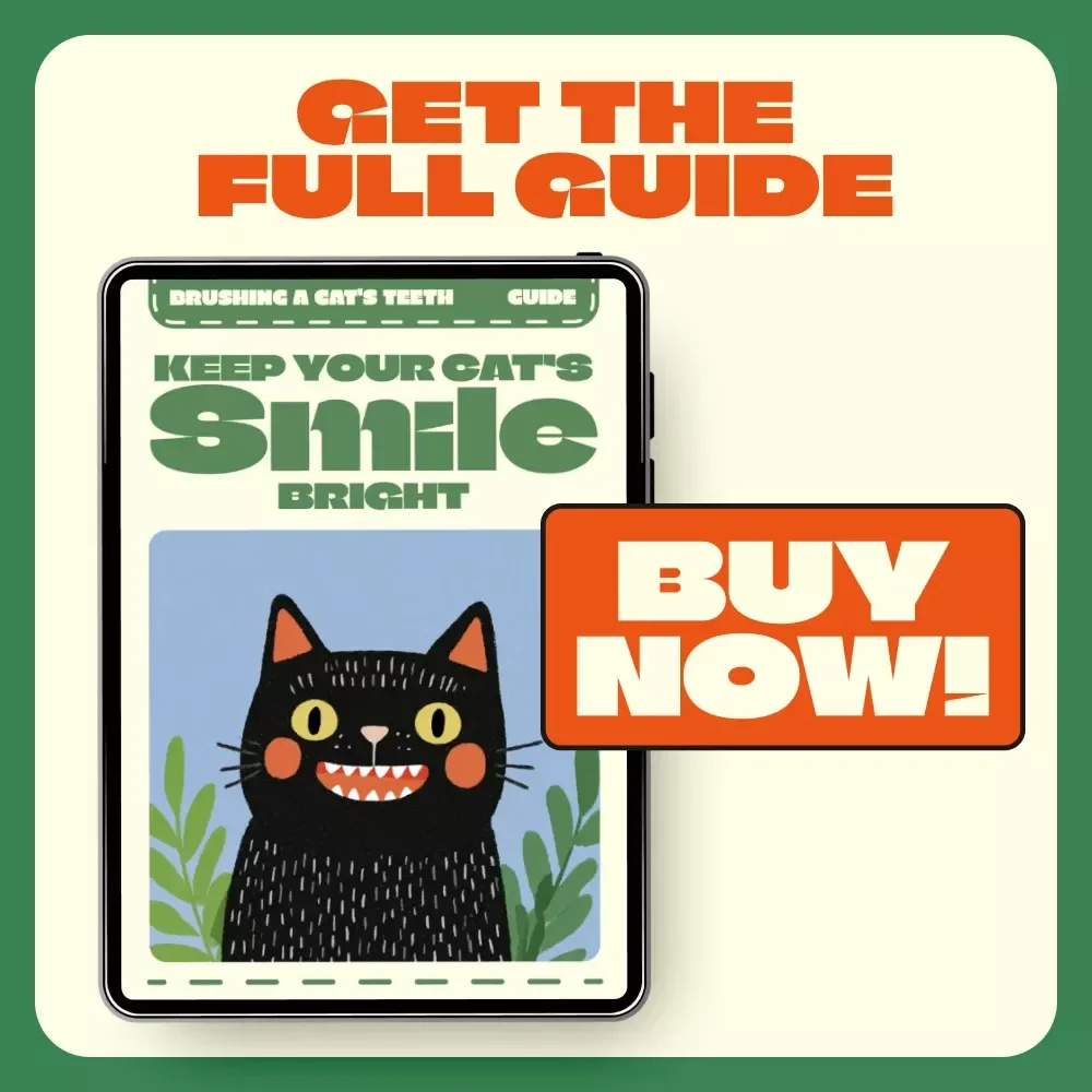 Keep Your Cat’s Smile Bright | How to Brush a Cat’s Teeth Guide | Feline Dental Care eBook for Cat Owners | Step-by-Step Digital Download for Pet Lovers