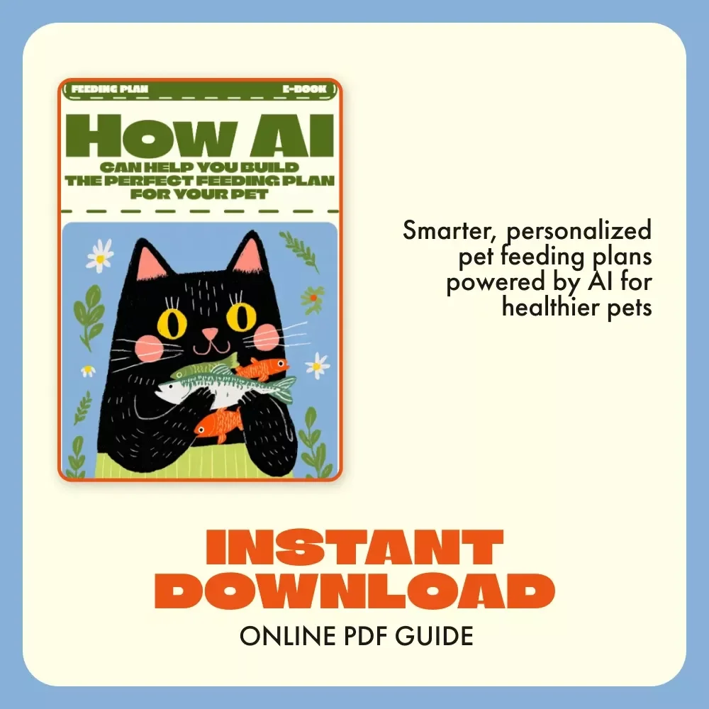 How AI Can Help You Build the Perfect Feeding Plan for Your Pet | AI-Powered Pet Nutrition eBook | Learn how to use ai to create a custom feeding plan | Smart Pet Feeding Guide for Personalized Nutrition