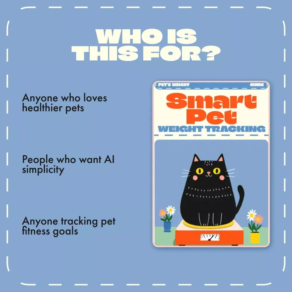 Smart Pet Weight Tracking | Digital Guide on How to Use AI to Monitor Your Pet’s Weight | Pet Health, Fitness & AI Care eBook