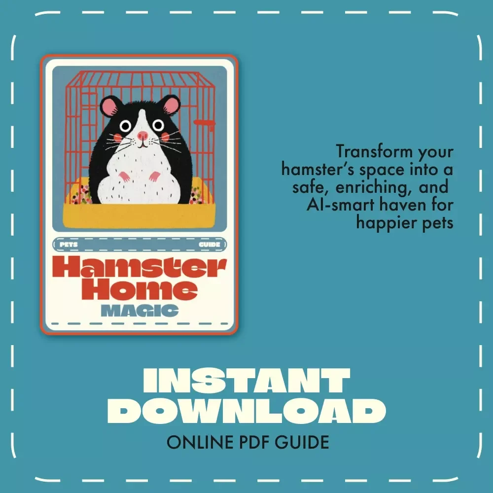 Hamster Home Magic | Ultimate Guide to the Best Cage Setup for Hamsters | Digital Download eBook for Pet Owners & Hamster Lovers