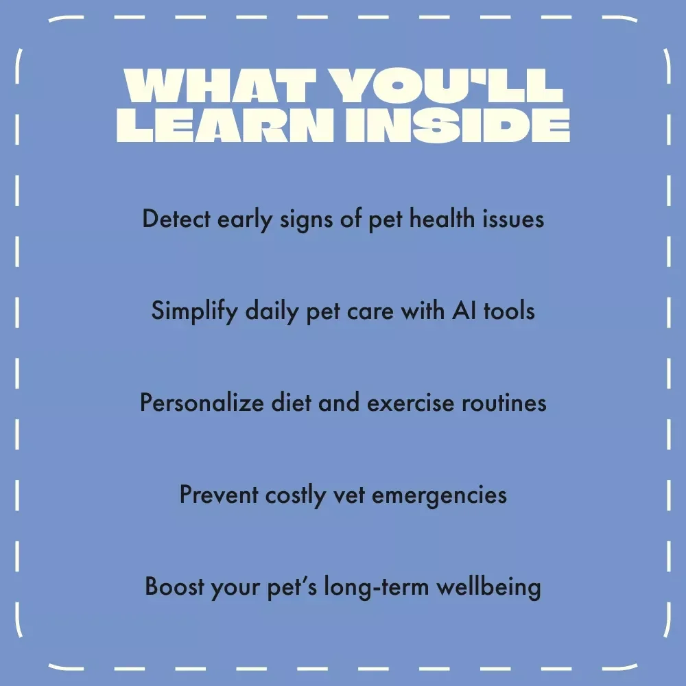 Using AI to Keep Your Pet Healthy and Happy | Digital Pet Care Guide, eBook & Checklist for Smart Pet Owners | AI Pet Health Monitoring & Wellness Tools