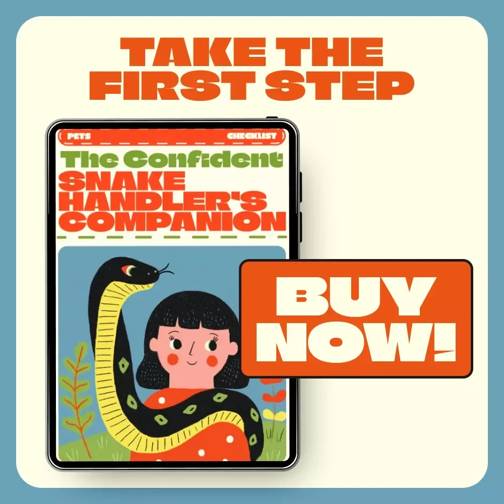 The Confident Snake Handler’s Companion | Printable Checklist for Pet Owners | Digital Download Guide on How to Handle a Pet Snake Safely & Calmly