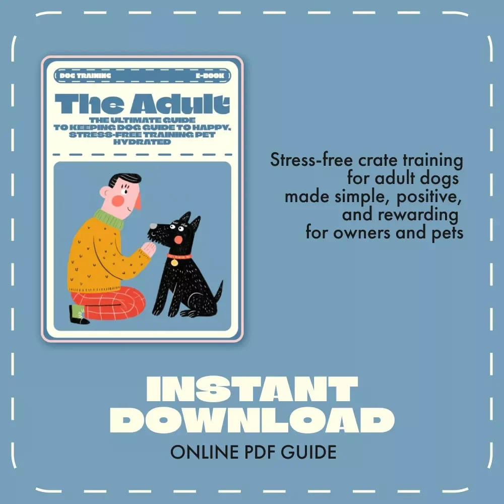 The Adult Dog Guide to Happy, Stress-Free Training | eBook for Pet Owners | How to Crate Train an Adult Dog Made Easy | Digital Download Dog Training Manual