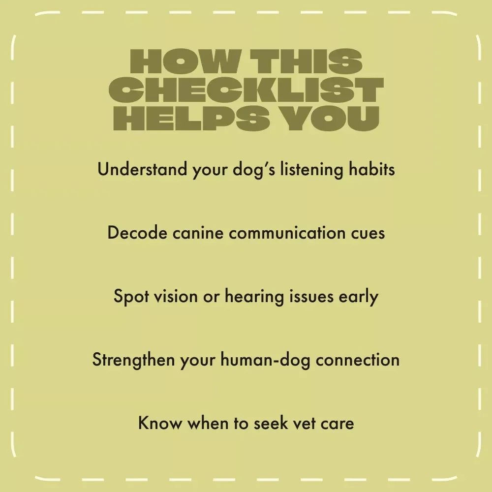 Why Does My Dog Tilt His Head? | Printable Dog Behavior Checklist | Digital Download for Pet Owners Curious About Canine Communication | why does my dog tilt his head Guide
