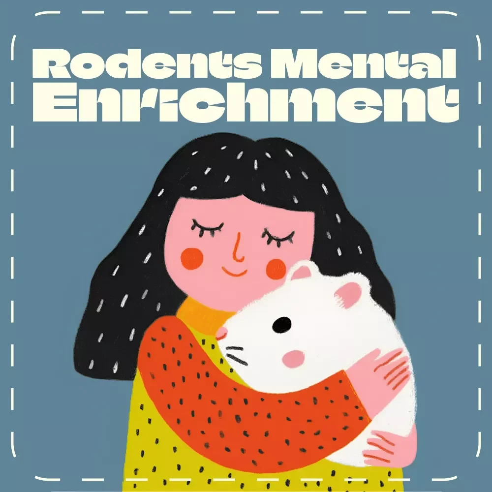 Rodents Mental Enrichment Checklist | Digital Download for Pet Owners | Mental Enrichment for Rodents, Hamsters, Gerbils, Rats & Mice