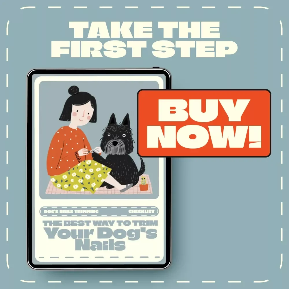 The Best Way to Trim Your Dog’s Nails | Printable Dog Nail Care Checklist | Digital Download for Pet Grooming at Home
