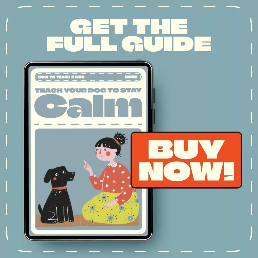 Teach Your Dog to Stay Calm | Dog Training eBook for Beginners | Step-by-Step Guide on How to Teach a Dog to Stay | Digital Download Pet Training Manual