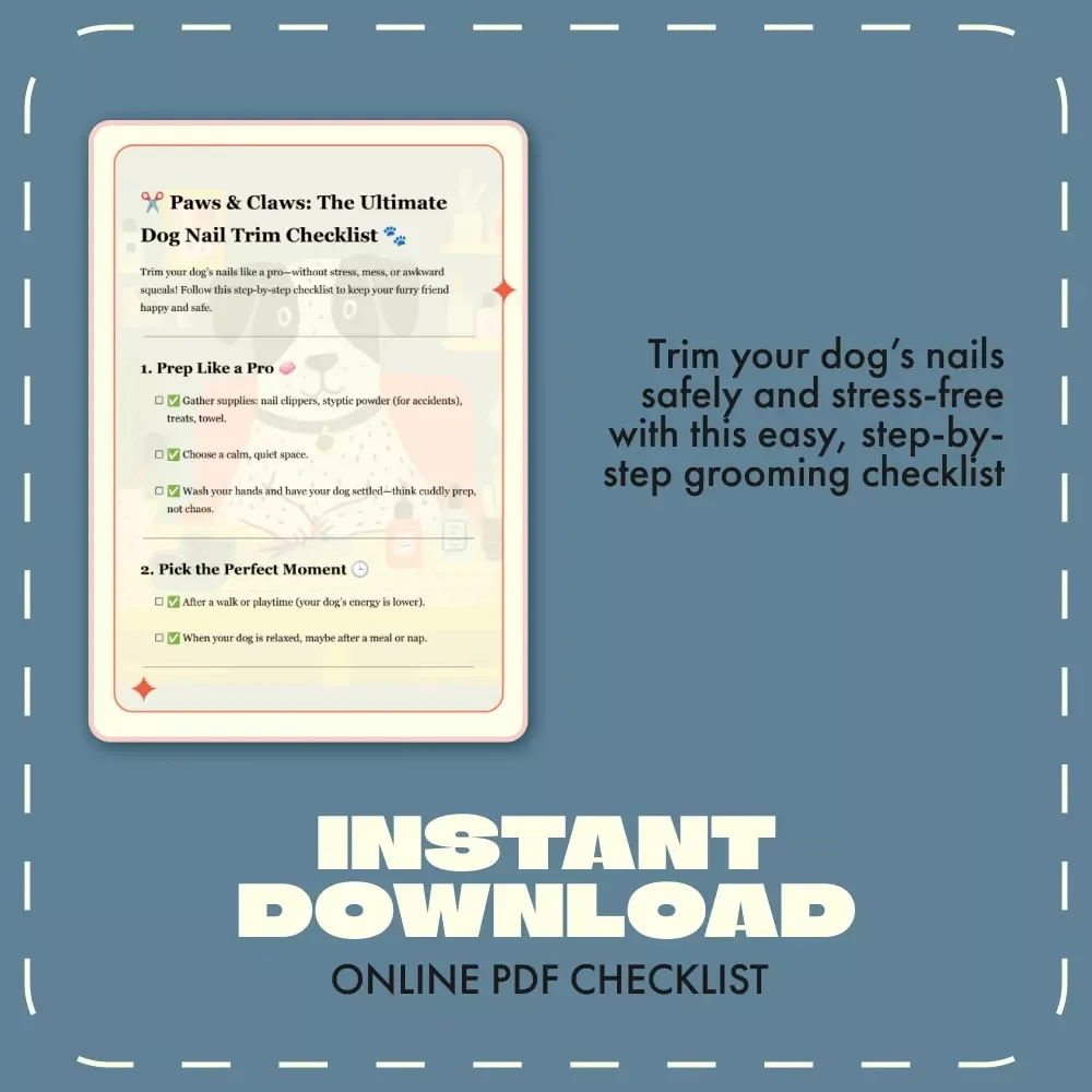 Paws & Claws: The Ultimate Dog Nail Trim Checklist | Dog Nail Trims Tips | Stress-Free Grooming Guide for Pet Owners