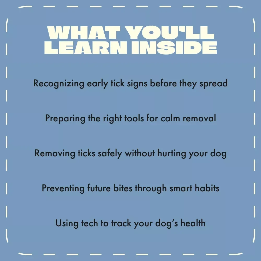 Safe Tick Removal for Dogs | How to Remove a Tick from a Dog | Pet Care eBook & Step-by-Step Guide for Dog Owners