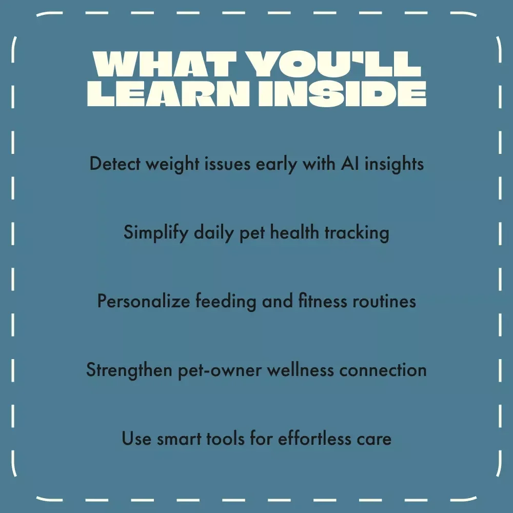 Healthy Paws, Happy Life | AI Pet Weight Tracking Guide for Smart Pet Owners | Digital Download eBook for Cat & Dog Health Monitoring