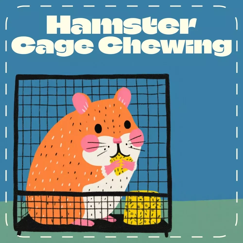 Hamster Cage Chewing Explained | Why Is My Hamster Chewing Its Cage? | Digital eBook Guide for Hamster Owners | Stop Cage Chewing with Practical Tips, AI Tools & Real-Life Cases