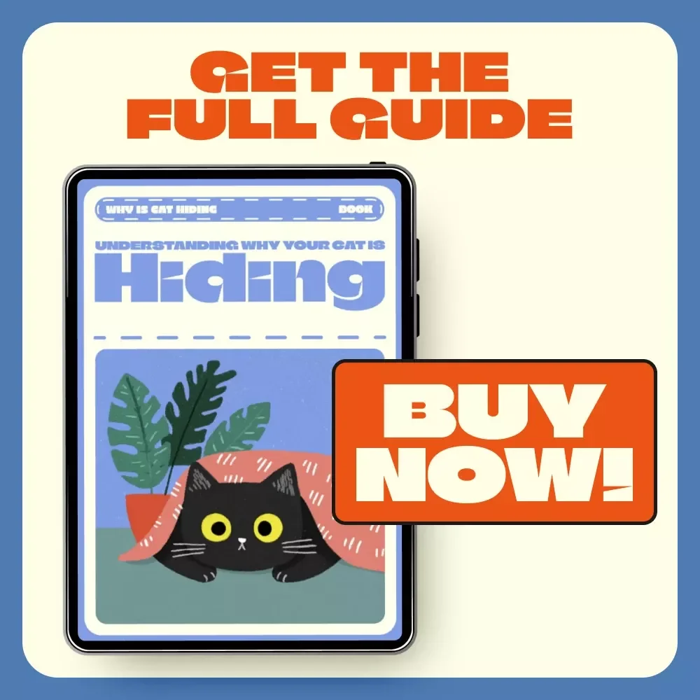 Understanding Why Your Cat Is Hiding | Cat Behavior eBook | Feline Psychology & Care Guide | Digital Download for Cat Owners Wondering “Why Is My Cat Hiding”