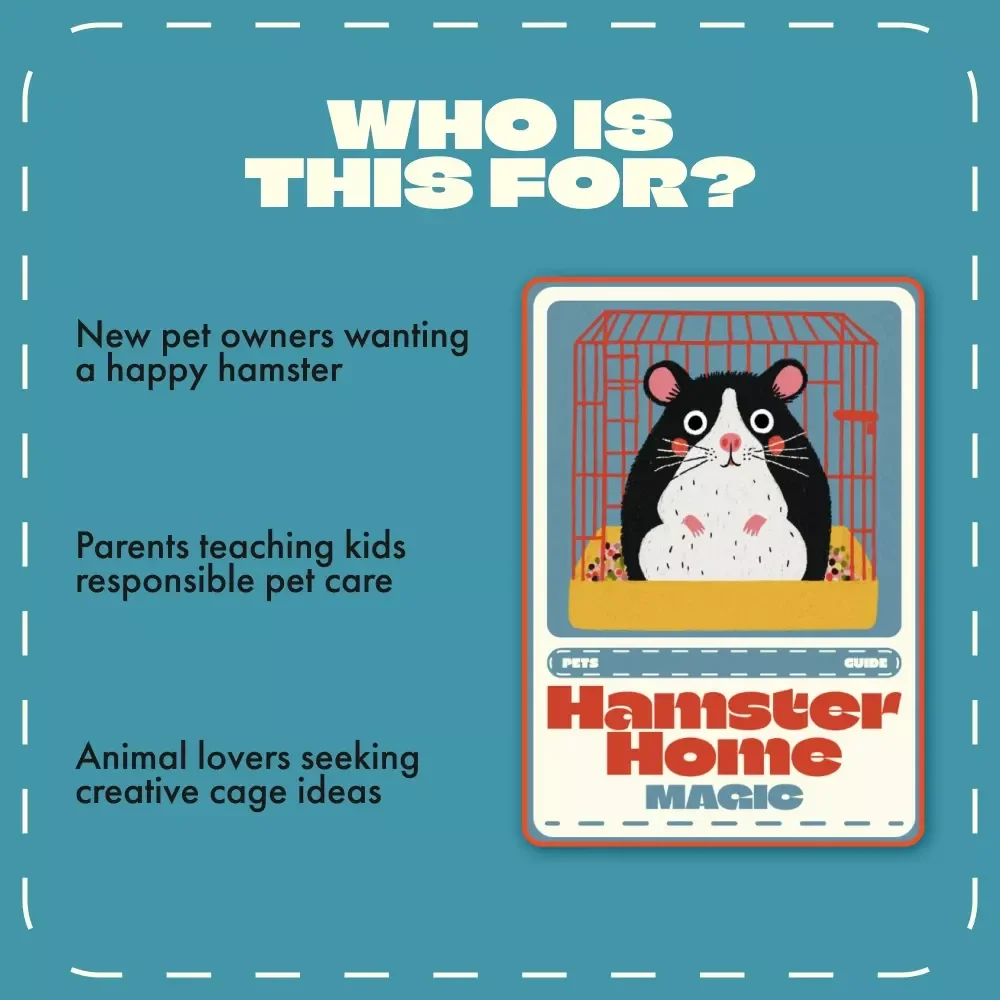 Hamster Home Magic | Ultimate Guide to the Best Cage Setup for Hamsters | Digital Download eBook for Pet Owners & Hamster Lovers