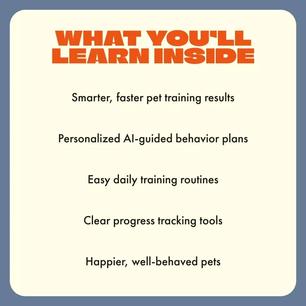 Transforming How You Train Your Pet with AI | Digital Pet Training Guide, AI Pet Behavior eBook, Puppy Training Checklist for Smart Owners