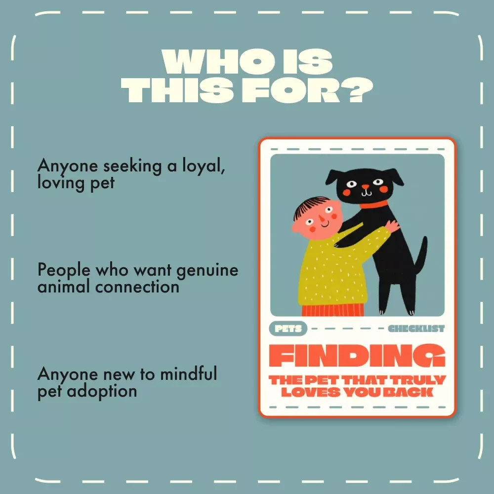 Finding the Pet That Truly Loves You Back — Affectionate Pet Compatibility Checklist | Digital Download Guide for Animal Lovers | Discover What Pet Is Most Affectionate for You