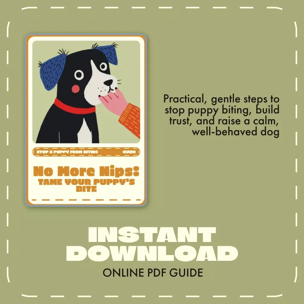 No More Nips: Tame Your Puppy’s Bite | Puppy Training Guide | How to Stop a Puppy from Biting | Gentle Puppy Behavior eBook