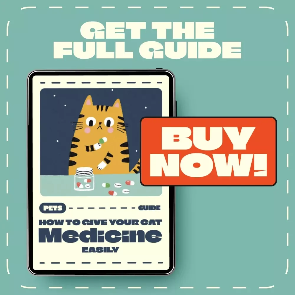 How to Give Your Cat Medicine Easily | eBook Guide for Cat Owners | Learn how to give a cat a pill without stress or scratches | Digital Download