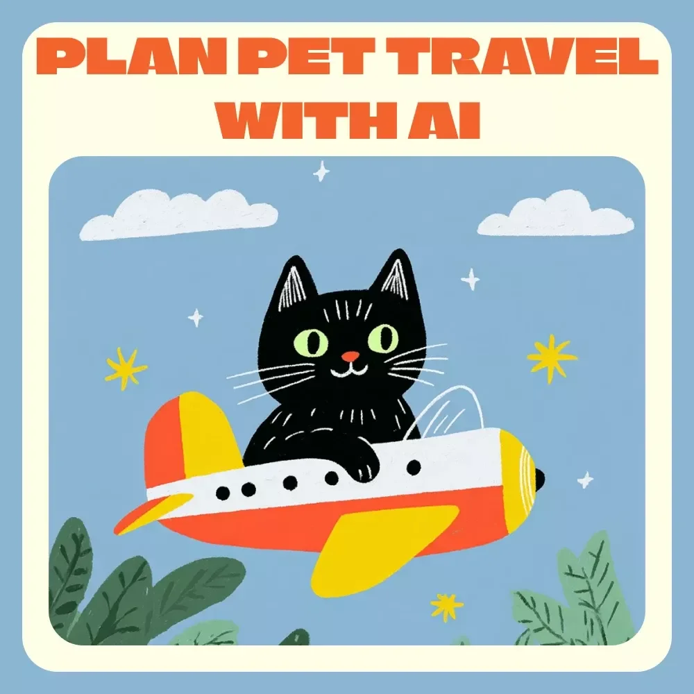 Smart Ways to Plan Pet Travel with AI | Digital Download Guide • Pet-Friendly Travel Planner • eBook & Checklist for Stress-Free Trips