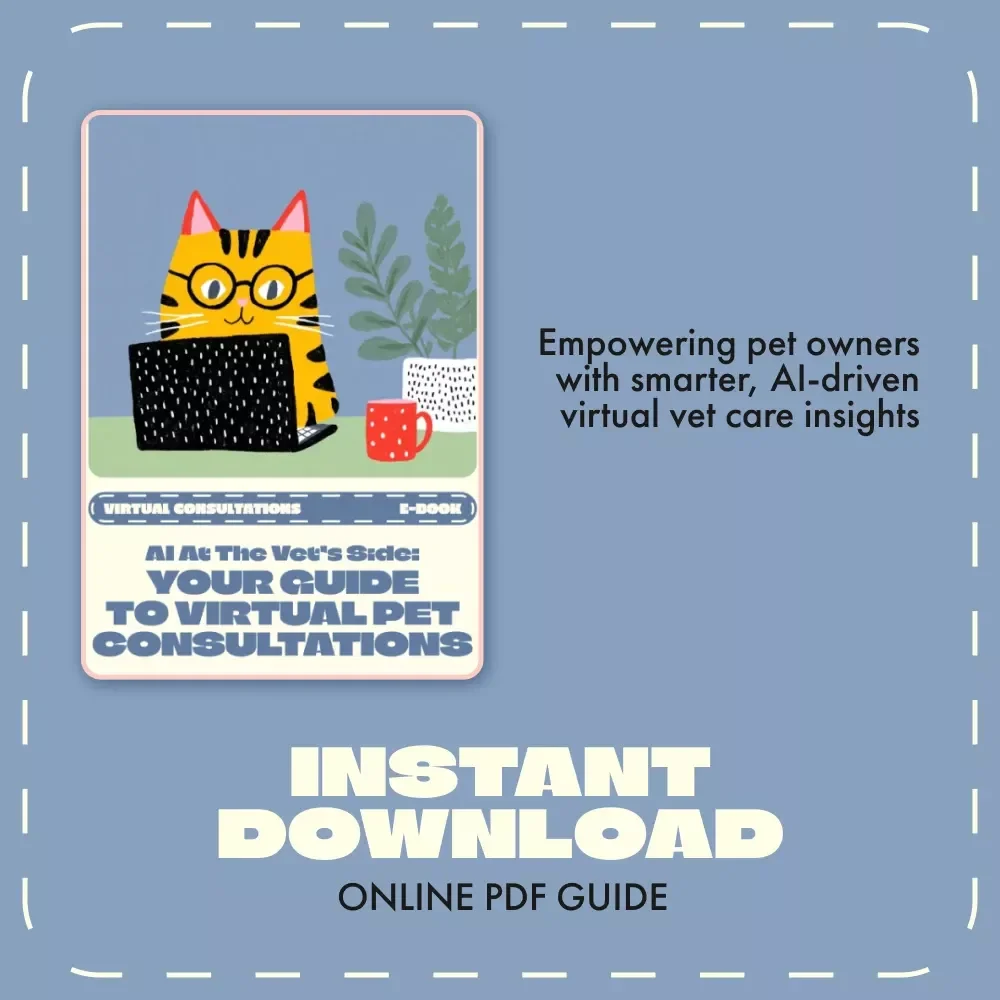 AI at the Vet’s Side: Your Guide to Virtual Pet Consultations | How to Use AI for Virtual Vet Consultations | Digital eBook for Pet Owners and Animal Lovers