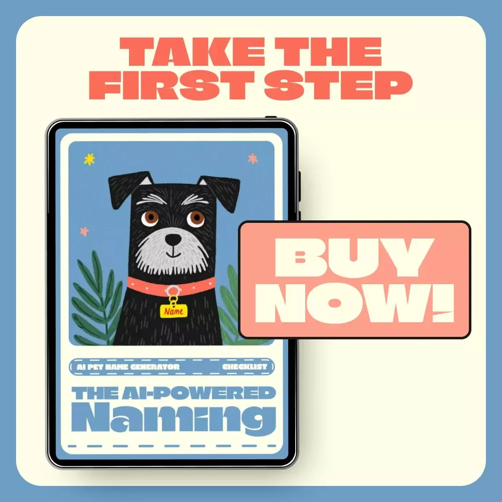 The AI-Powered Naming Checklist | Creative Pet Name Ideas | Printable Digital Download | ai pet name generator for Unique, Fun & Personalized Pet Names