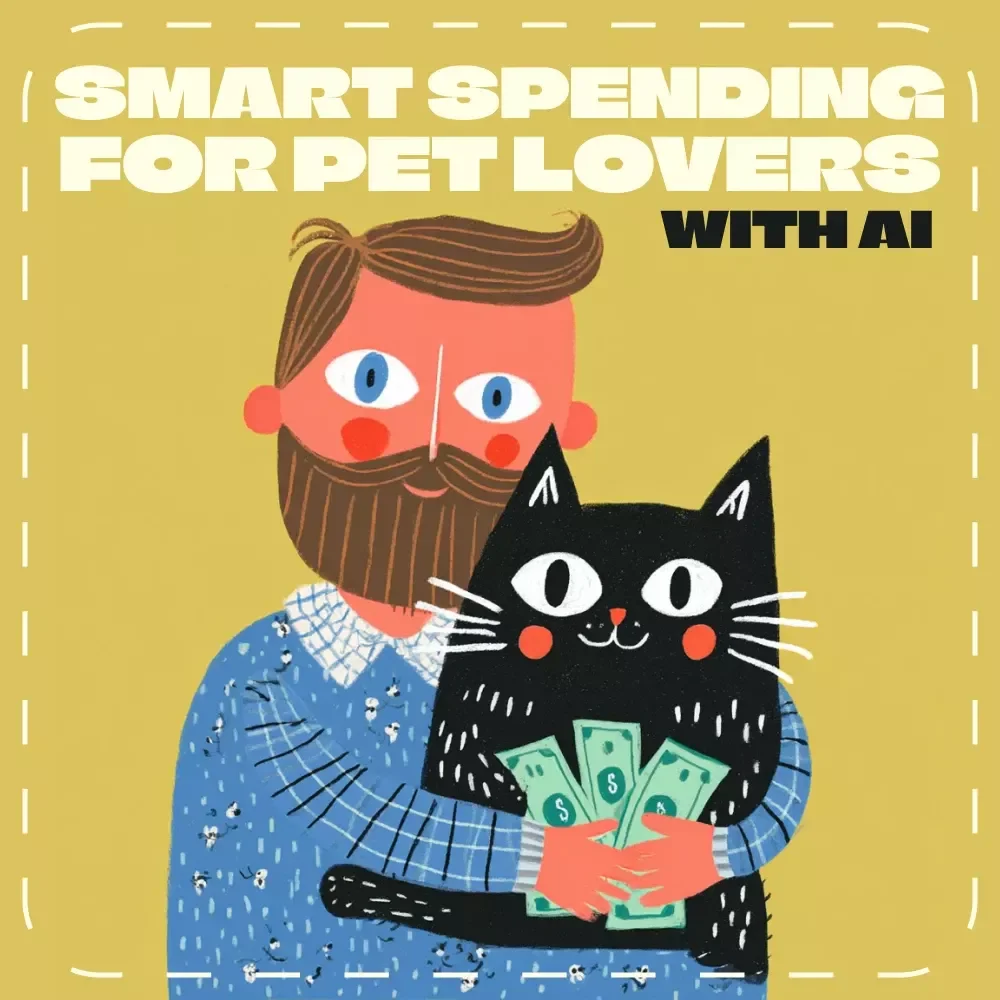 Smart Spending for Pet Lovers with AI | How to Use AI to Track Pet Expenses | Digital eBook Guide for Smarter Pet Care & Budgeting