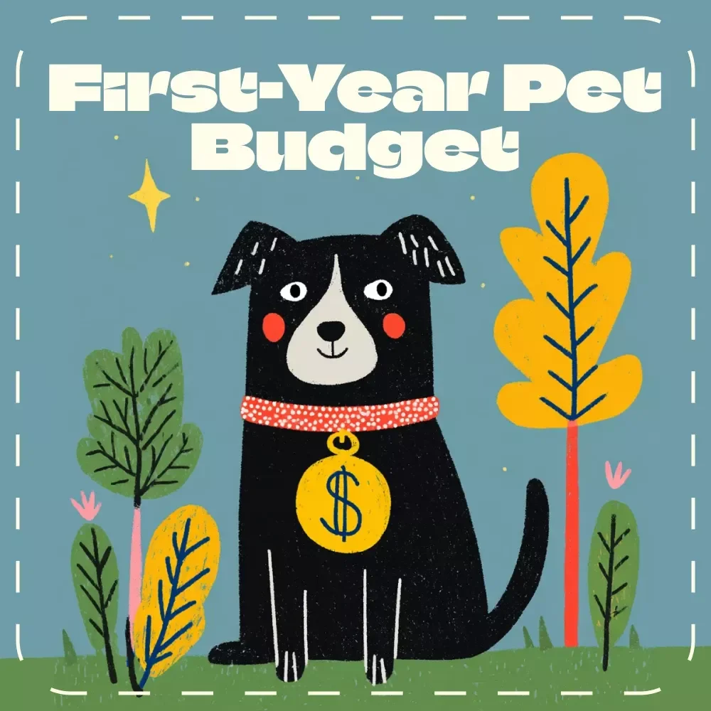 Paws & Pennies: Your First-Year Pet Budget Made Simple | eBook for Calculating First-Year Pet Expenses, Pet Care Planning, and Cost Tracking Guide