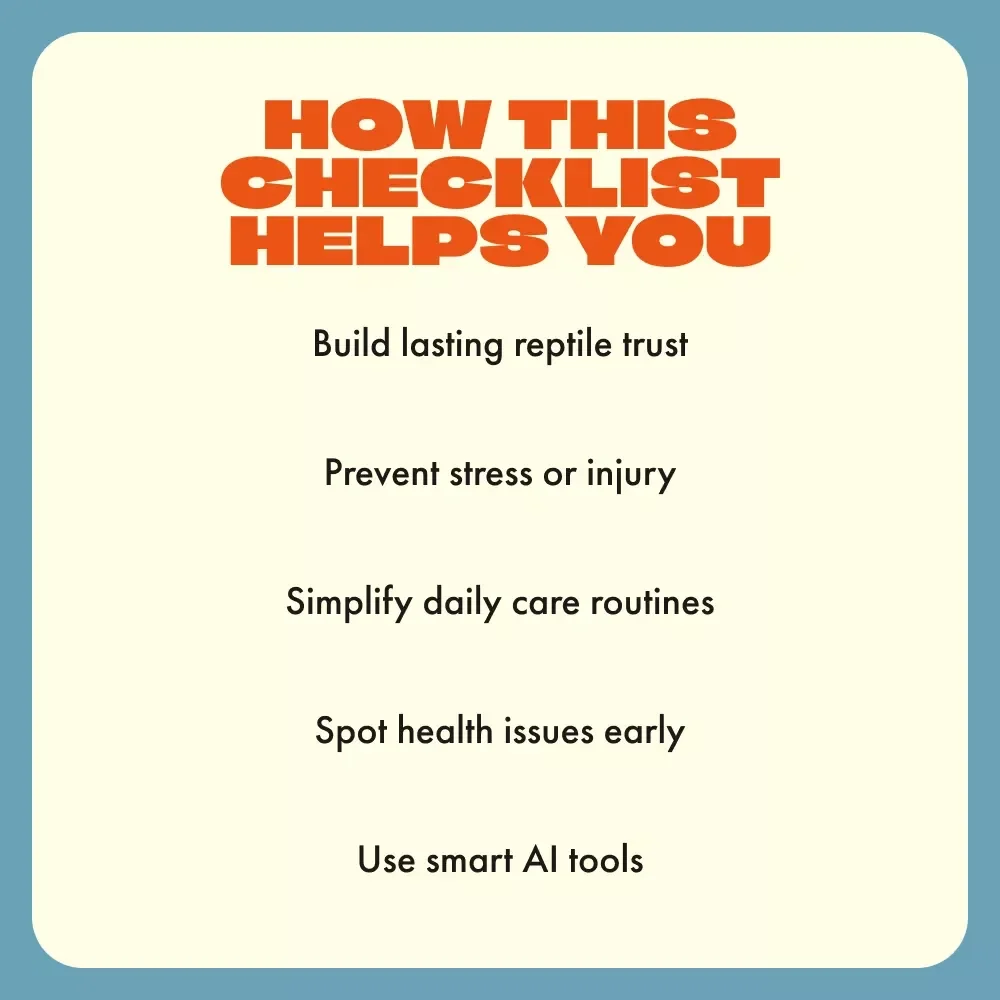 The Confident Snake Handler’s Companion | Printable Checklist for Pet Owners | Digital Download Guide on How to Handle a Pet Snake Safely & Calmly