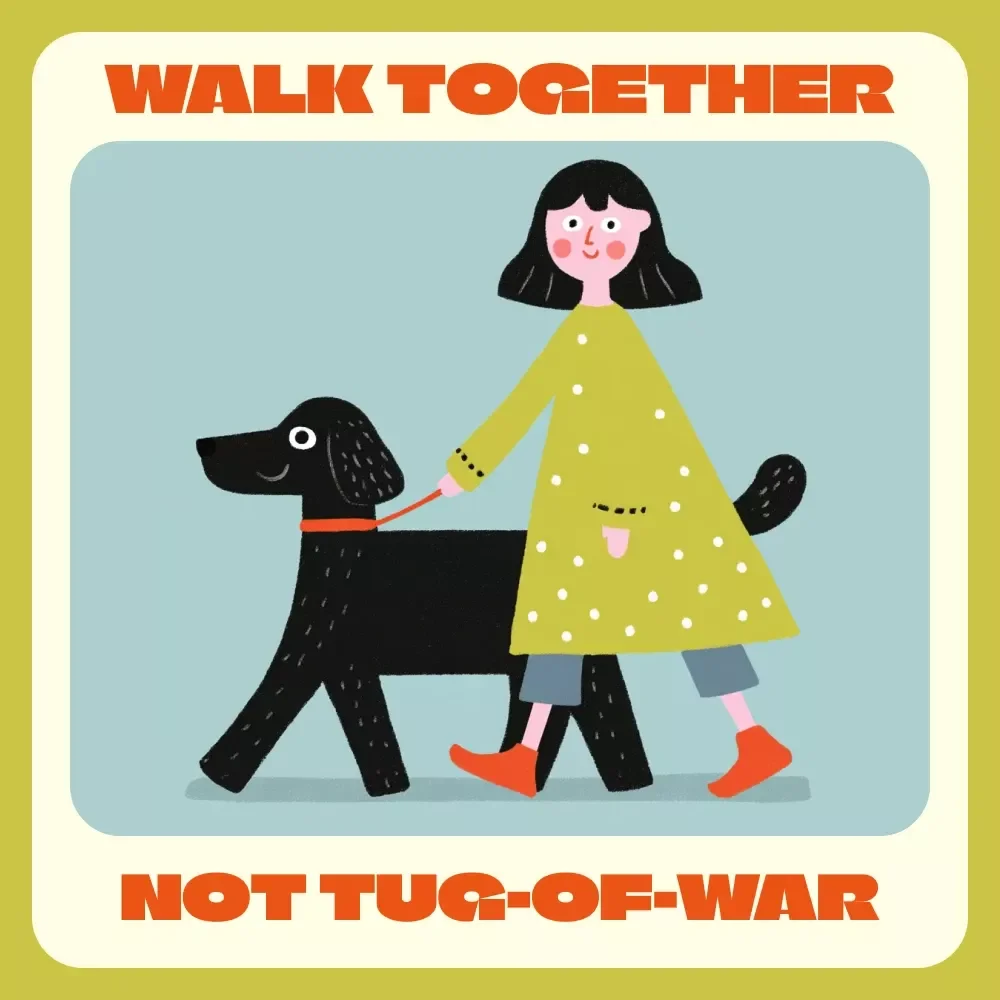 Walk Together Not Tug-of-War | Dog Training Guide | How to Stop a Dog from Pulling on the Leash | Calm, Confident Walks with Your Dog