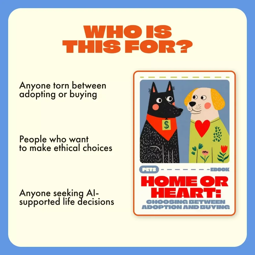 Home or Heart: Choosing Between Adoption and Buying | Ebook Guide on adoption vs buying which is better | Digital Download Decision-Making Resource
