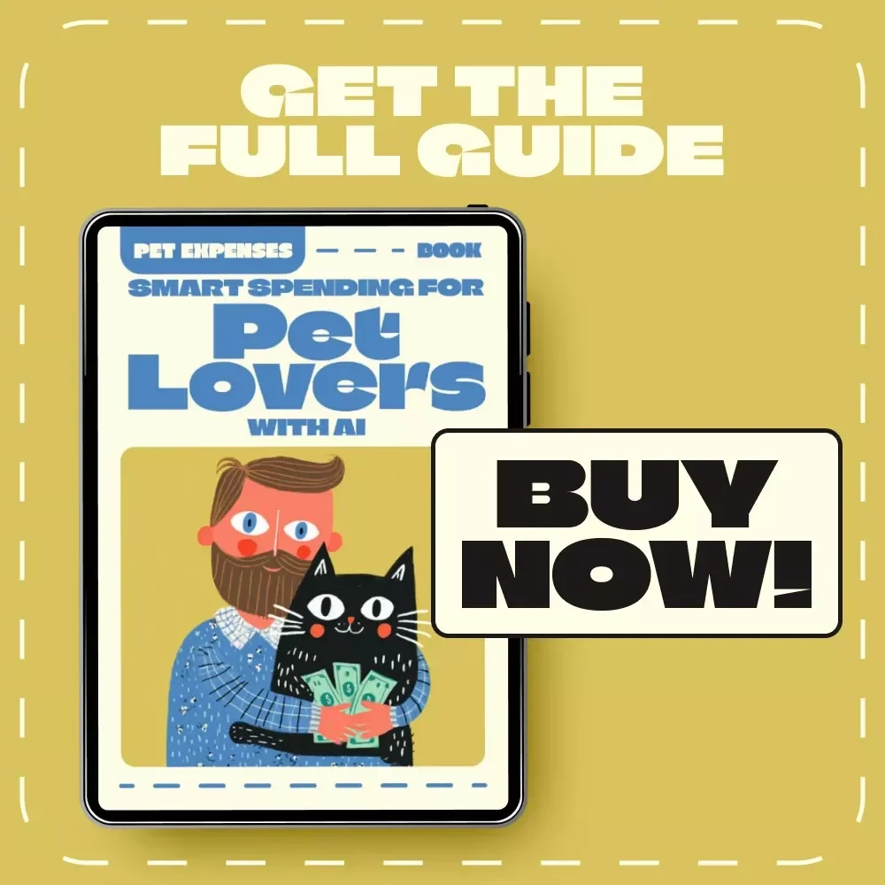 Smart Spending for Pet Lovers with AI | How to Use AI to Track Pet Expenses | Digital eBook Guide for Smarter Pet Care & Budgeting