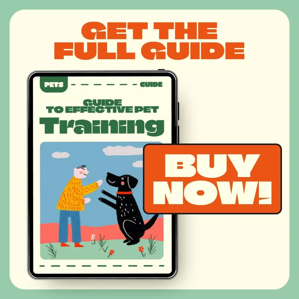 Guide to Effective Pet Training | Digital Pet Training Guide, eBook & Checklist for How to Train Your Pet Effectively | Pet Obedience & Behavior Improvement Download