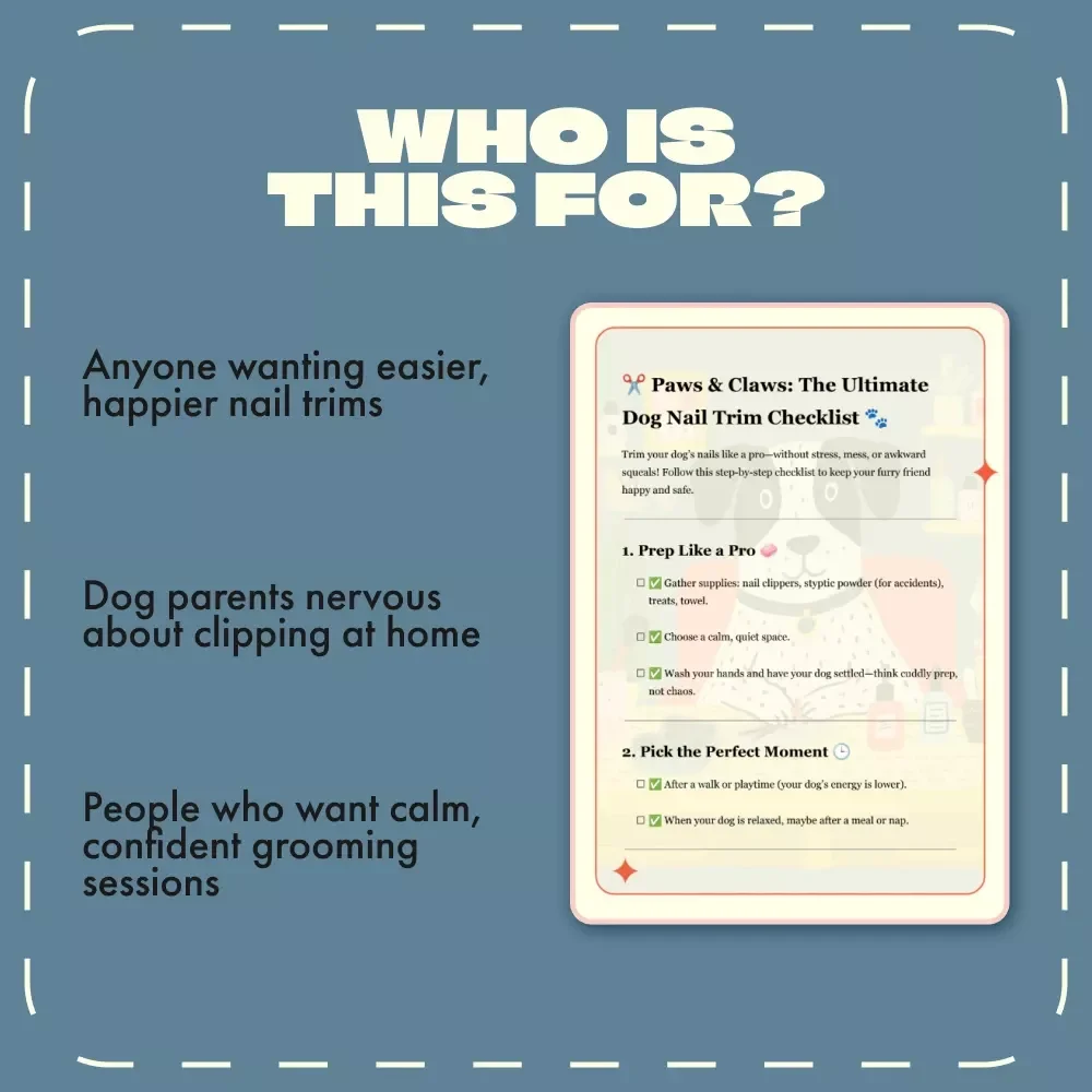 Paws & Claws: The Ultimate Dog Nail Trim Checklist | Dog Nail Trims Tips | Stress-Free Grooming Guide for Pet Owners