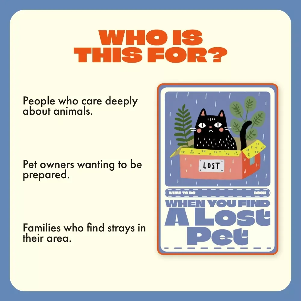 When You Find a Lost Pet | What to Do When You Find a Lost Pet eBook | Step-by-Step Digital Guide to Helping and Reuniting Lost Animals | Instant Download PDF