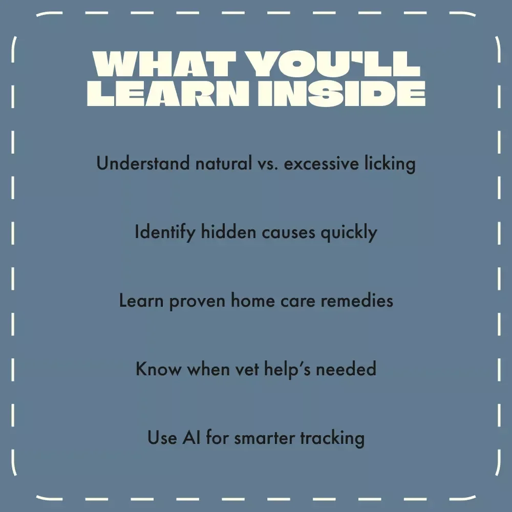 Understanding Why Your Dog Licks His Paws | Digital Dog Care Guide | Pet Behavior eBook | Why Is My Dog Licking His Paws Explained for Pet Owners