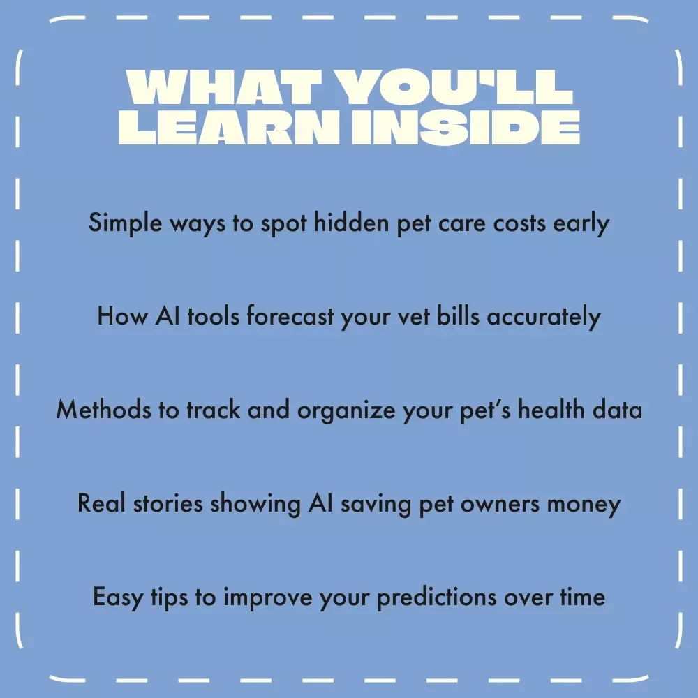 Predict, Plan, Pet: AI for Vet Expenses | Digital Guide for Pet Owners | Using AI to Predict Vet Expenses, Forecast Vet Bills & Save on Pet Care Costs