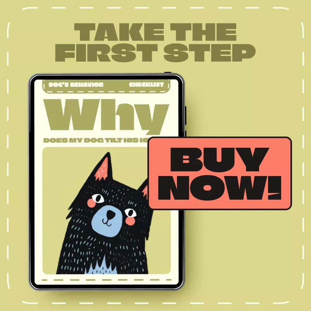 Why Does My Dog Tilt His Head? | Printable Dog Behavior Checklist | Digital Download for Pet Owners Curious About Canine Communication | why does my dog tilt his head Guide