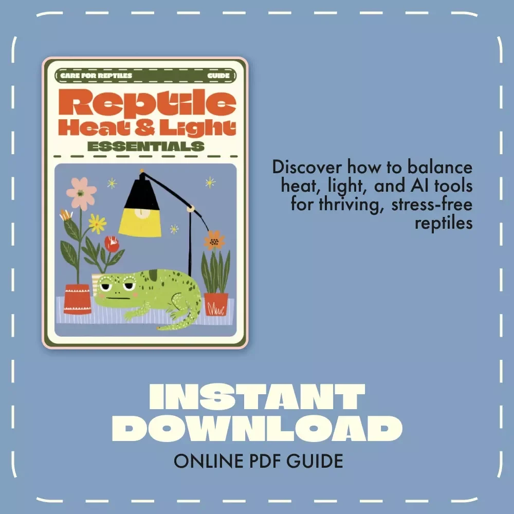 Reptile Heat & Light Essentials | Digital Reptile Care Guide | Temperature and Lighting Care for Reptiles | eBook for Beginners & Enthusiasts