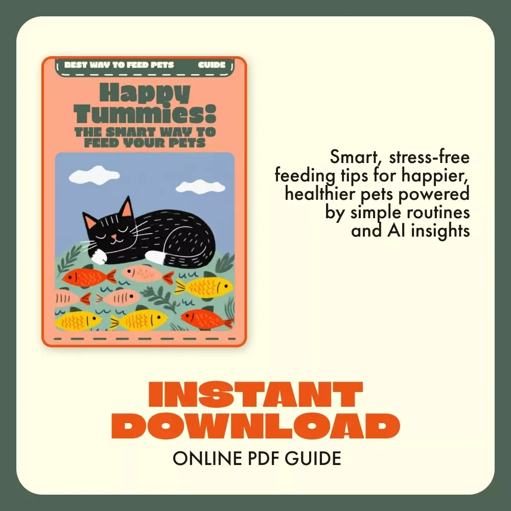 Happy Tummies: The Smart Way to Feed Your Pets | Digital Pet Feeding Guide | Best Way to Feed Pets | AI Pet Nutrition eBook for Smarter Mealtime Routines