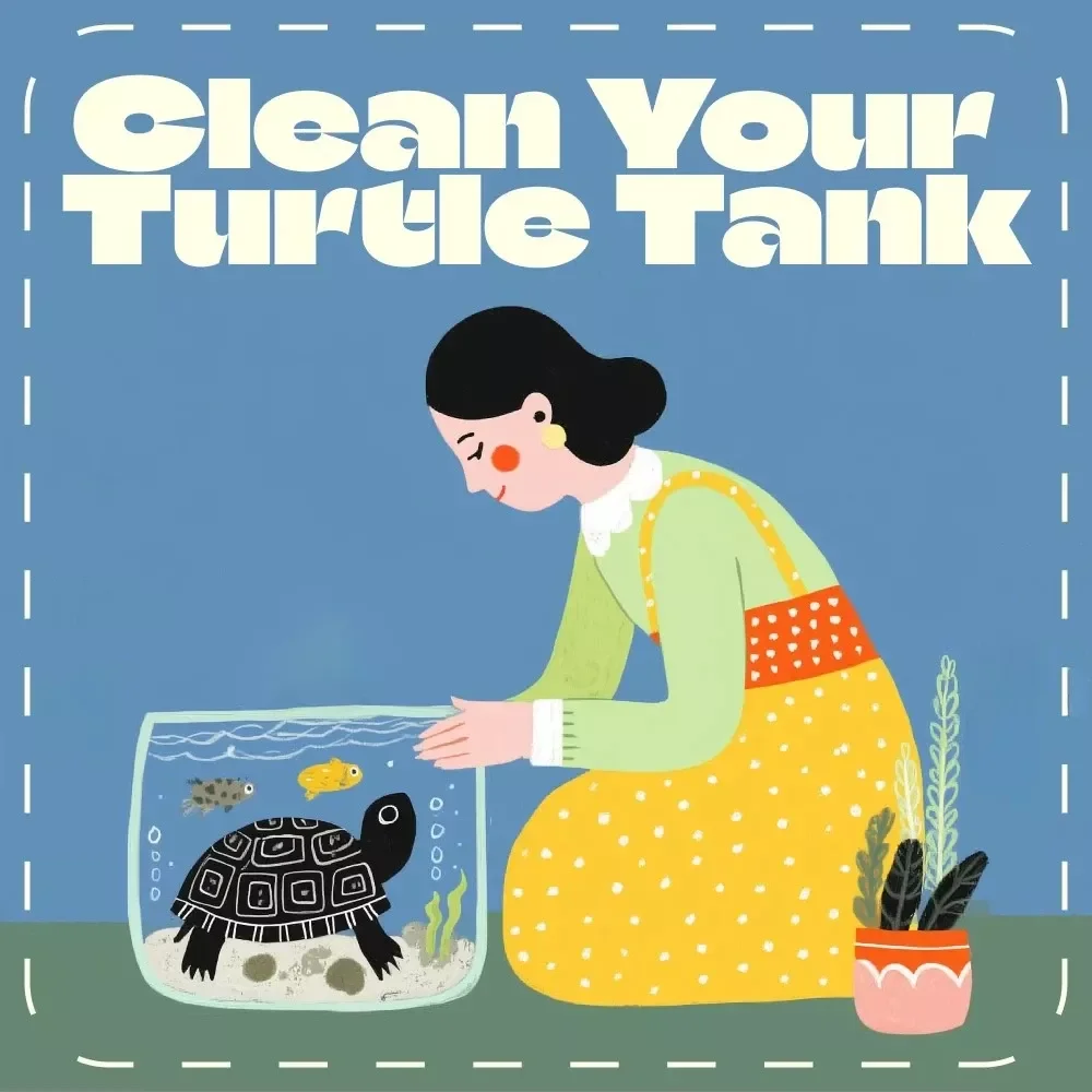 The Fun Way to Clean Your Turtle Tank | Digital Cleaning Guide for Turtle Owners | Printable eBook, Pet Care Checklist, Smart Tank Maintenance with AI