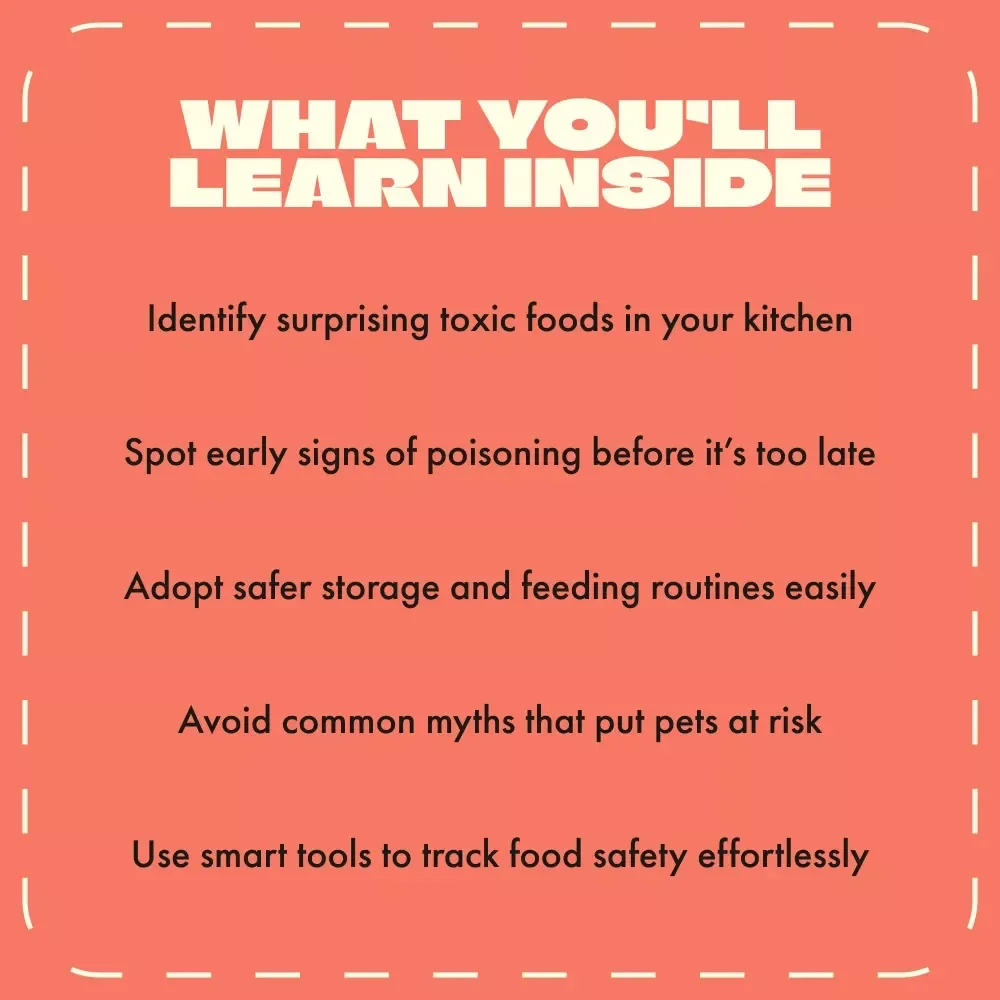 Hidden Dangers in the Bowl | Dog Safety Guide | Poisonous Foods for Dogs | Essential Digital Download for Pet Owners